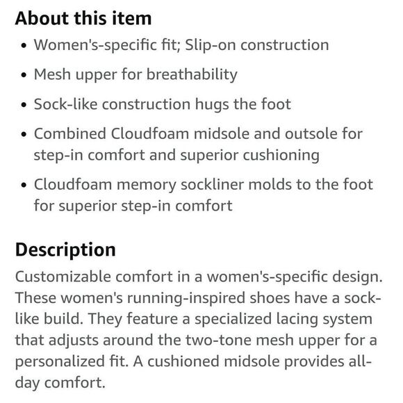 Adidas Ultimaotion Cloudfoam Running Shoes sz 7.5 - Picture 4 of 10